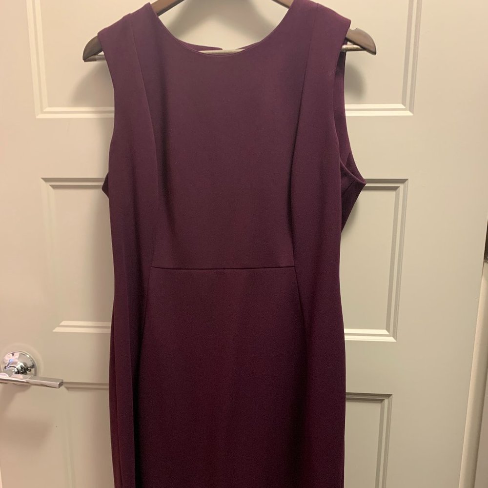 Calvin Klein Purple Pencil Dress